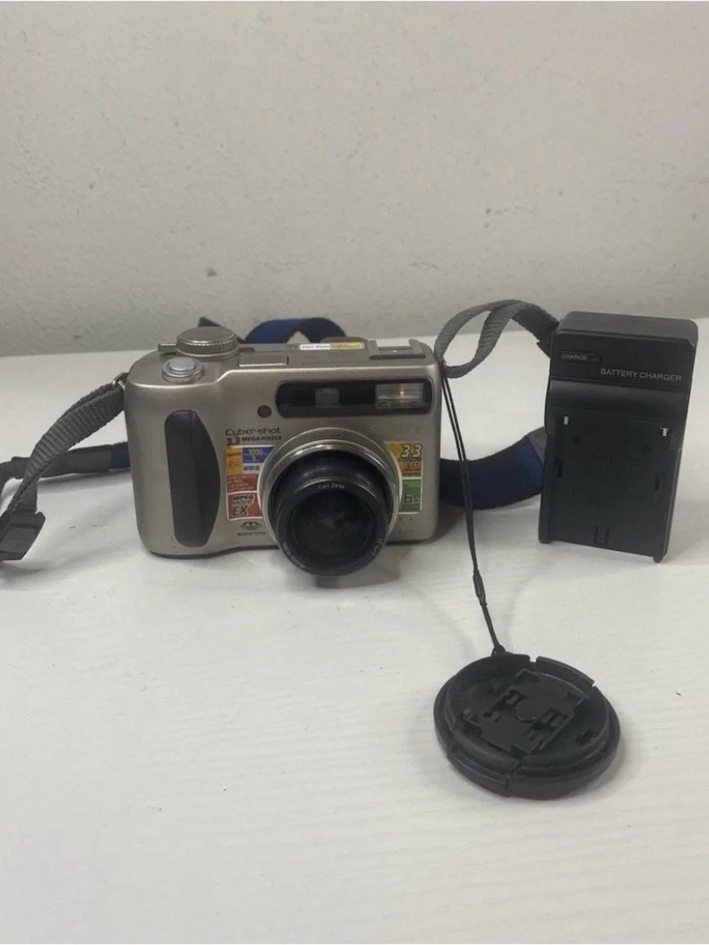 Sony Cyber-shot Silver Digital Camera with Charger